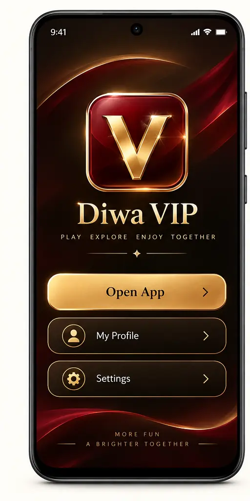 Diwa VIP Home screen